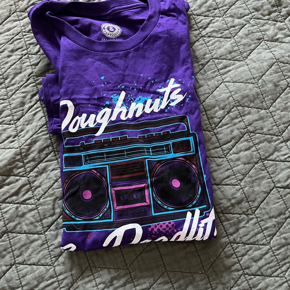 Doughnuts $ Deadlifts Tee Shirt